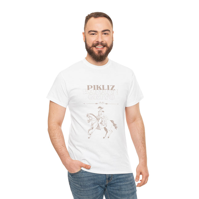 Pikliz Banann Griyo T-Shirt – Haitian Cuisine Inspired Tee – Unisex Cultural Graphic Shirt - CreoleSizzle