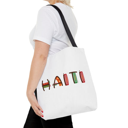 Haiti Art Limited Edition Heritage Tote Bag African Roots Design - CreoleSizzle