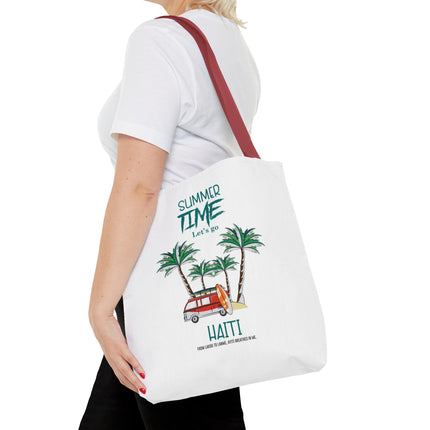 Summer Time Haiti Limited Edition Tropical Design Tote Haitian Beach Vibes - CreoleSizzle