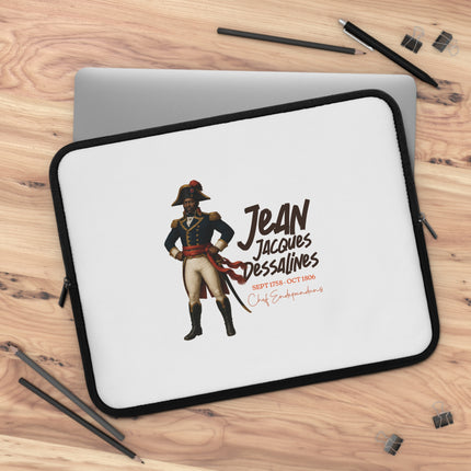 Jean Jacques Dessalines The Warrior March Haitian Revolutionary Leader Laptop Sleeve - CreoleSizzle