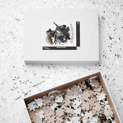 Libète ou Lanmò Haitian Revolutionary Soldier Heritage Puzzle Limited Freedom Fighter Edition - CreoleSizzle