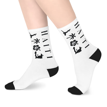 Haiti Nature Emblem Limited Heritage Mid Length Socks Coastal And Tropical Edition