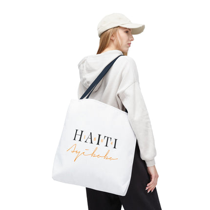1804 Ayibobo Haiti Heritage Limited Tote Kreyòl Freedom Script Edition - CreoleSizzle