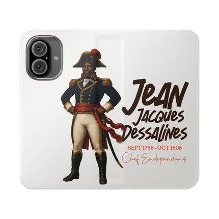 Legacy of Dessalines Limited Heritage Collector’s Tee Flip Case Stylish Phone Wallet Case Revolutionary Leadership Edition