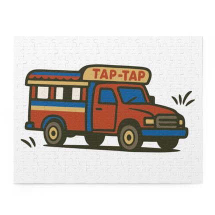 Tap-Tap Bus Haitian Street Culture Puzzle Vibrant Urban Heritage Edition - CreoleSizzle