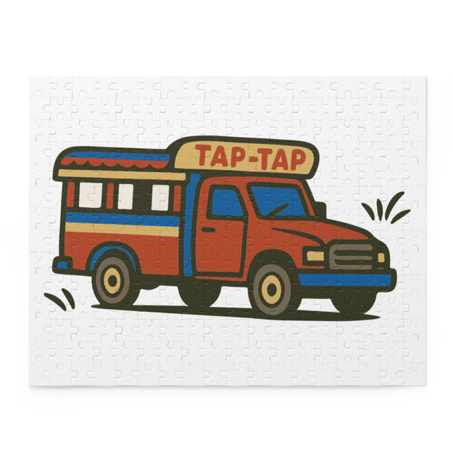 Tap-Tap Bus Haitian Street Culture Puzzle Vibrant Urban Heritage Edition - CreoleSizzle