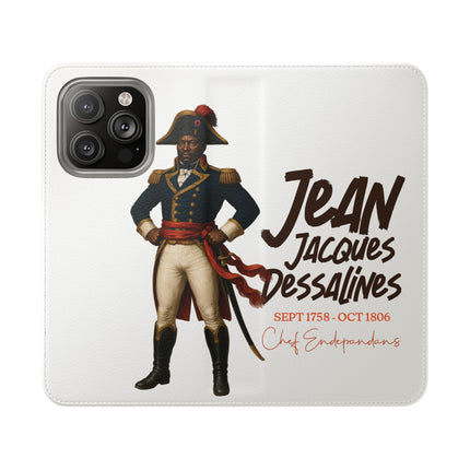 Legacy of Dessalines Limited Heritage Collector’s Tee Flip Case Stylish Phone Wallet Case Revolutionary Leadership Edition