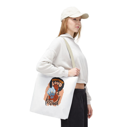 Haitian Loud & Proud Premium Cultural Tote Bags Limited Artist Edition - CreoleSizzle