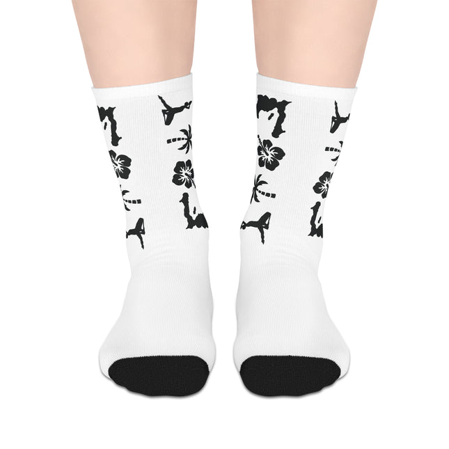 Haiti Nature Emblem Limited Heritage Mid Length Socks Coastal And Tropical Edition