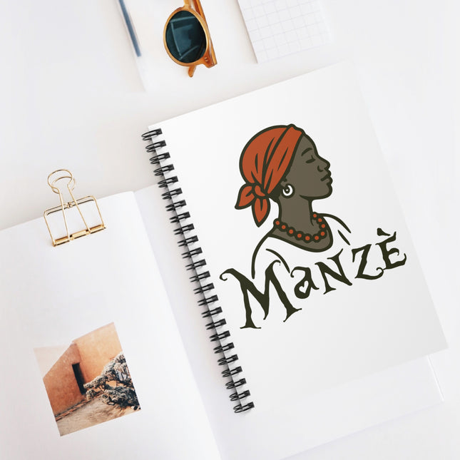 Manzè Legacy Notebook A Planner for Matriarchs And Muses Poto Mitan Spiral Notebook
