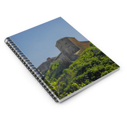 Citadelle Laferrière Notebook – Haitian Heritage Spiral Journal – 118 Pages Lined Paper - CreoleSizzle