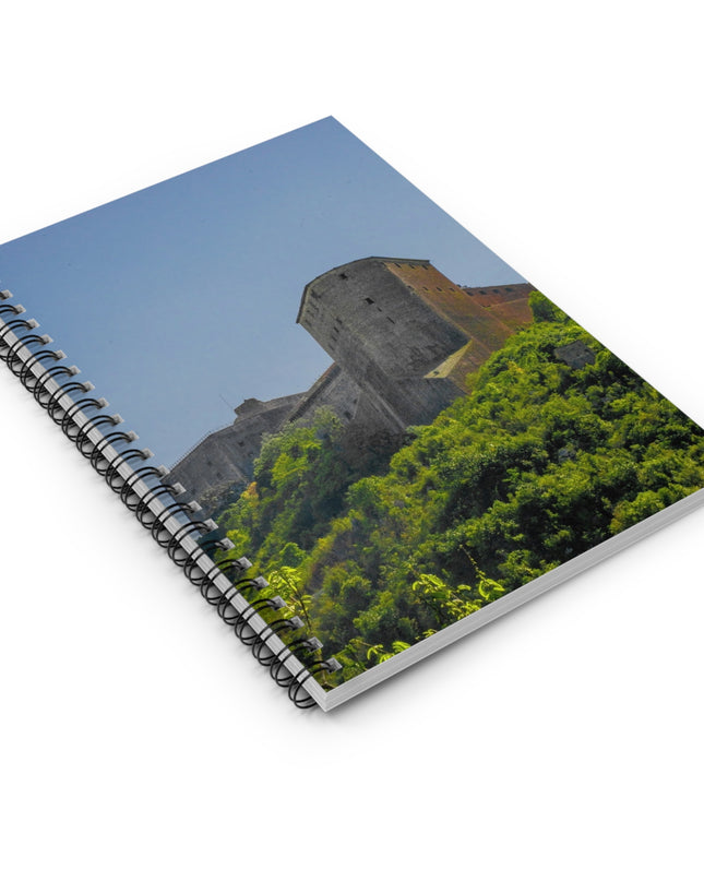 Citadelle Laferrière Notebook – Haitian Heritage Spiral Journal – 118 Pages Lined Paper - CreoleSizzle