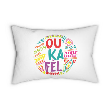 Ou Ka Fè’l You Can Do It Pillow Premium Creole Encouragement Design - CreoleSizzle