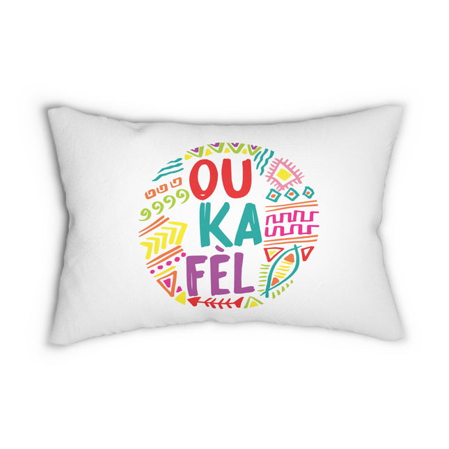 Ou Ka Fè’l You Can Do It Pillow Premium Creole Encouragement Design - CreoleSizzle