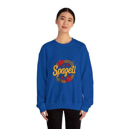 Cozy Spageti Sweatshirt Celebrate Haitian Culinary Heritage with Style and Premium Comfort - CreoleSizzle