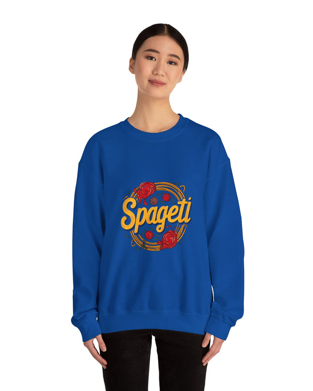Cozy Spageti Sweatshirt Celebrate Haitian Culinary Heritage with Style and Premium Comfort - CreoleSizzle