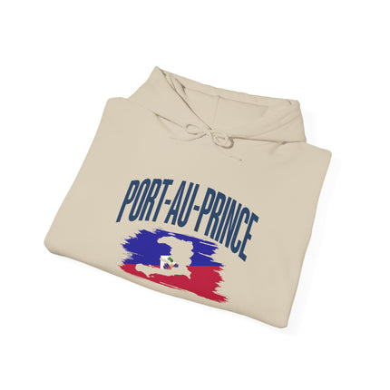 Port-Au-Prince Hoodie – Haitian Capital Tribute Unisex Sweatshirt – Cultural Pride - CreoleSizzle