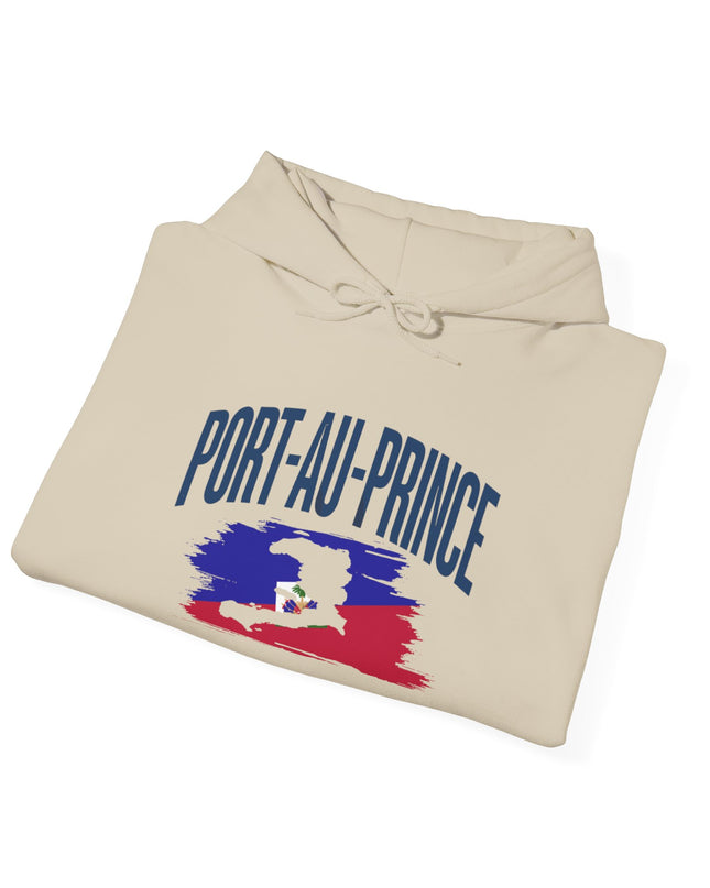 Port-Au-Prince Hoodie – Haitian Capital Tribute Unisex Sweatshirt – Cultural Pride - CreoleSizzle