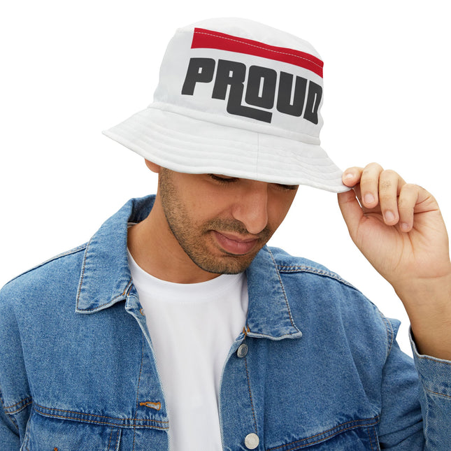 Proud GTA-Inspired Haitian Flag Bucket Hat Limited Heritage Streetwear
