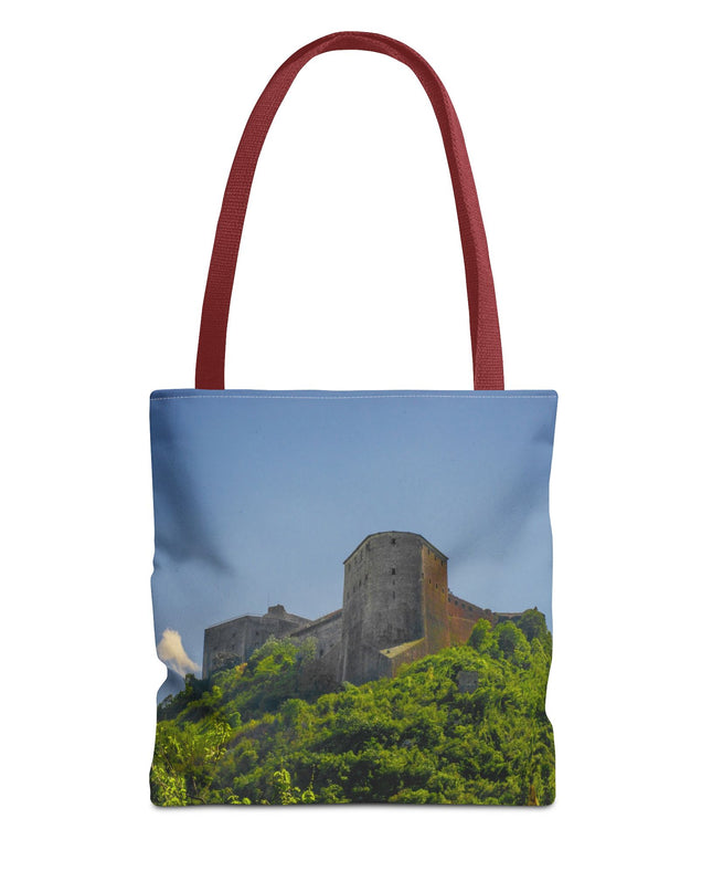 Haitian Citadelle Laferrière Tote Bag – Historical Haiti Travel Bag – Durable All-Over Print Shopping Bag - CreoleSizzle