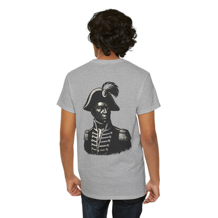 The Visionary’s Gaze Toussaint-Inspired Graphic T-Shirt Haitian Freedom Series Unisex Heavy Cotton T-Shirt