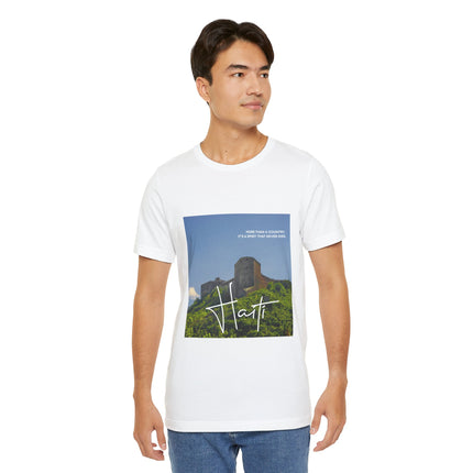 Citadelle Legacy Tee  Haiti’s Unbreakable Spirit Minimalist Heritage Design Unisex Premium T-Shirt
