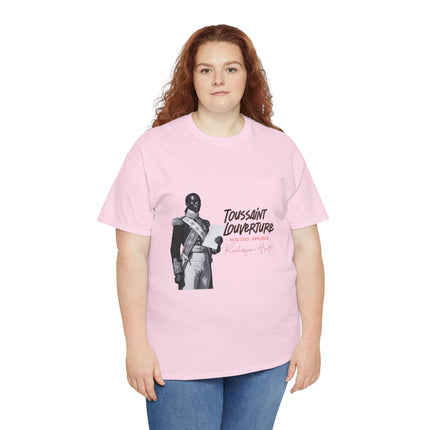 The Visionary Commander Tee Toussaint Louverture Legacy Haitian Revolution Apparel Unisex Heavy Cotton T-Shirt