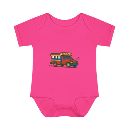 Ride of Culture Haitian Tap-Tap Baby Bodysuit Infant Caribbean Series Premium Unisex Onesie Unique Baby Wear