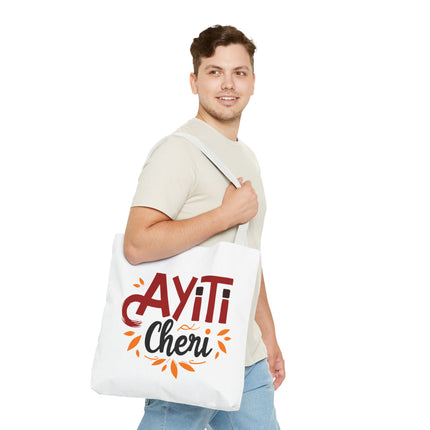 Ayiti Chéri Limited Edition Heritage Tote Bag Sweet Haiti Design - CreoleSizzle
