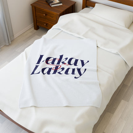 Lakay se Lakay Premium Plush Blanket Haitian Home and Heritage Pride - CreoleSizzle