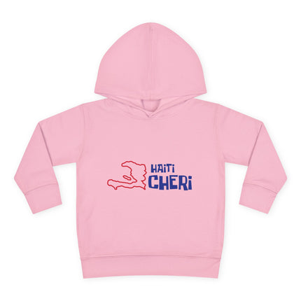 Haiti Chéri Toddler Pullover Hoodie Playful SpongeBob-Inspired Design Haitian Pride Kids Apparel