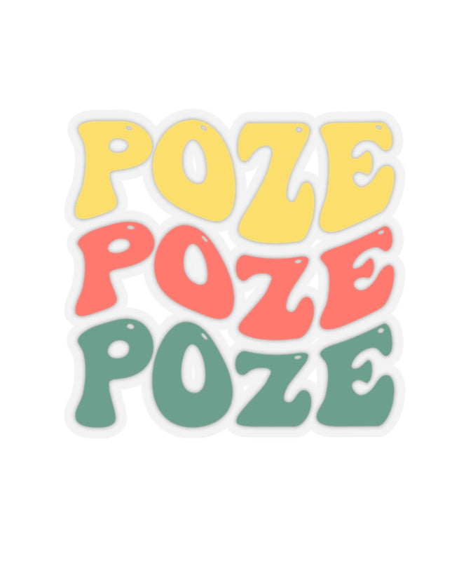 Poze Poze Poze Vinyl Sticker Durable and Stylish Haitian-Inspired Decals Kiss-Cut Stickers - CreoleSizzle