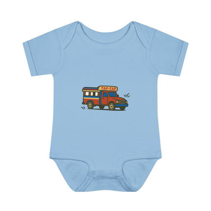 Ride of Culture Haitian Tap-Tap Baby Bodysuit Infant Caribbean Series Premium Unisex Onesie Unique Baby Wear