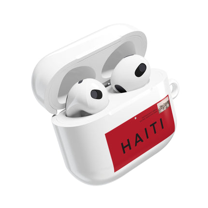 Haiti Postage Stamp Modern Diaspora Tribute AirPods Case Cultural Connection Series