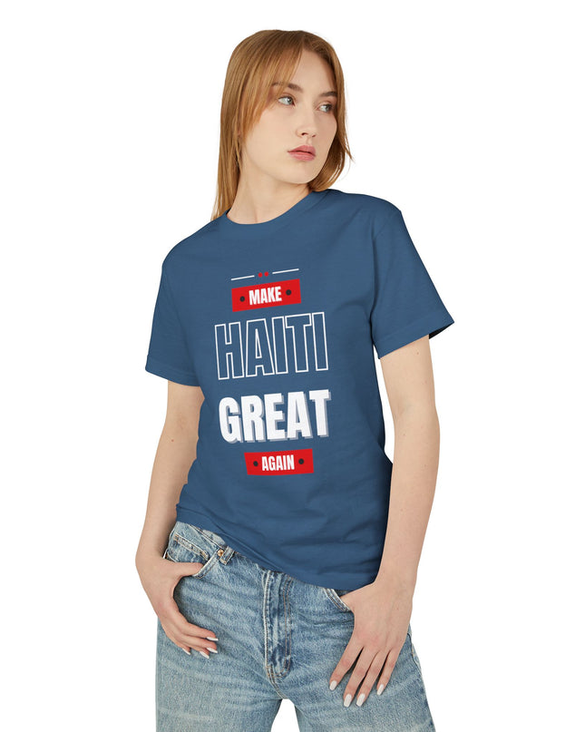 Make Haiti Great Again T-Shirt Haitian Pride Statement Sustainable & Durabl Unisex Garment-Dyed Heavyweight Cotton Tee - CreoleSizzle