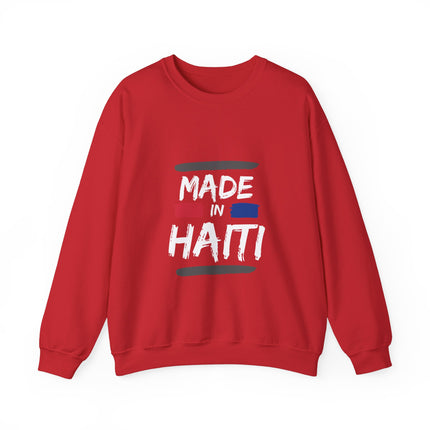 Made in Haiti Unisex Crewneck Sweatshirt – Haitian Pride Sweater, Heritage Clothing, Comfortable Heavy Blend Pullover - CreoleSizzle