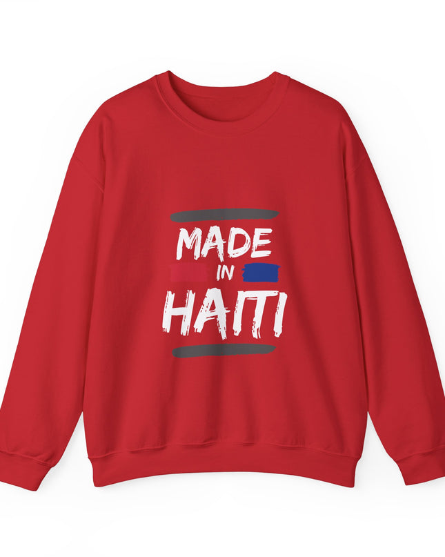 Made in Haiti Unisex Crewneck Sweatshirt – Haitian Pride Sweater, Heritage Clothing, Comfortable Heavy Blend Pullover - CreoleSizzle