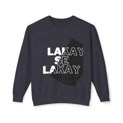 Lakay Se Lakay Crewneck Sweatshirt Haitian Heritage Statement Sweater Unisex Lightweight Crewneck Sweatshirt - CreoleSizzle