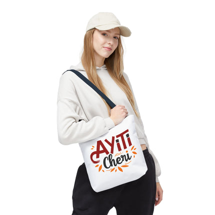 Ayiti Chéri Limited Edition Heritage Tote Bag Sweet Haiti Design - CreoleSizzle