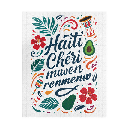 Haiti Chéri Mwen Renmenw Collector’s Edition Haitian Love Puzzle Limited Heritage Series - CreoleSizzle