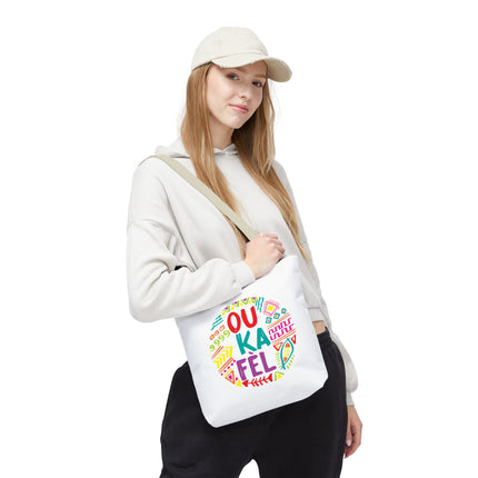 Ou Ka Fè’l Limited Edition Creole Motivation Tote Inspirational Haitian Design - CreoleSizzle