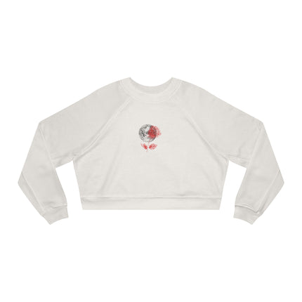 Lanmou Se Lavi Raglan Pullover Sweatshirt – Haitian Love is Life Design | Ultra-Soft & Stylish - CreoleSizzle