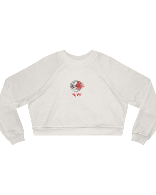 Lanmou Se Lavi Raglan Pullover Sweatshirt – Haitian Love is Life Design | Ultra-Soft & Stylish - CreoleSizzle