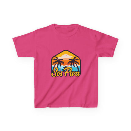 Sos Pwa Kids T-Shirt Celebrate Haitian Cuisine and Culture with Fun and Style ShirtKids Heavy Cotton™ Tee - CreoleSizzle