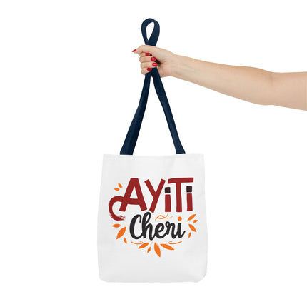 Ayiti Chéri Limited Edition Heritage Tote Bag Sweet Haiti Design - CreoleSizzle