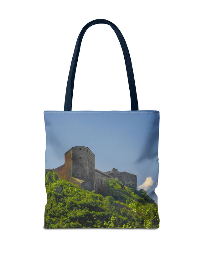 Haitian Citadelle Laferrière Tote Bag – Historical Haiti Travel Bag – Durable All-Over Print Shopping Bag - CreoleSizzle