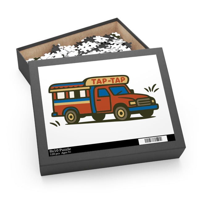 Tap-Tap Bus Haitian Street Culture Puzzle Vibrant Urban Heritage Edition - CreoleSizzle