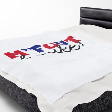 M’FOUT Bouke Haitian Humor Plush Blanket Limited Edition Creole Expression Series - CreoleSizzle
