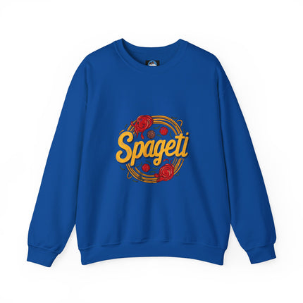 Cozy Spageti Sweatshirt Celebrate Haitian Culinary Heritage with Style and Premium Comfort - CreoleSizzle