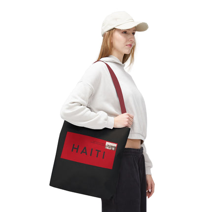 Haiti Postage Limited Edition Heritage Tote Bags Retro Seal Design - CreoleSizzle
